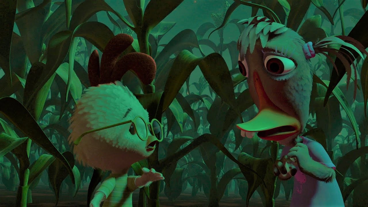 Chicken Little Cornfield Chase Scene YouTube