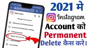 Instagram Account Delete Kaise Kare New Method 2022 | How To Delete Instagram Account Permanent 2022