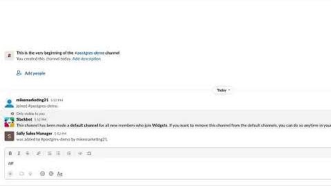 Query PostgeSQL from Slack using DataFetch