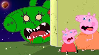 Zombie Apocalypse, Daddy Pig Turn into Zombie 🧟 | Peppa Pig Funny Animation