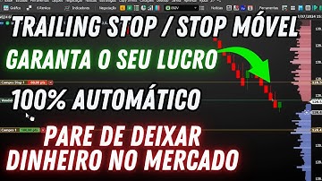 ✅Como Configurar Trailing Stop e Stop Móvel no Profit Chart