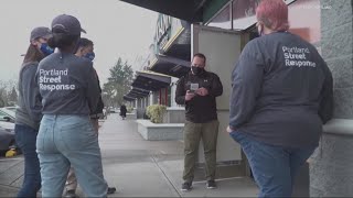 What kinds of calls qualify      a response from the Portland Street Response team?