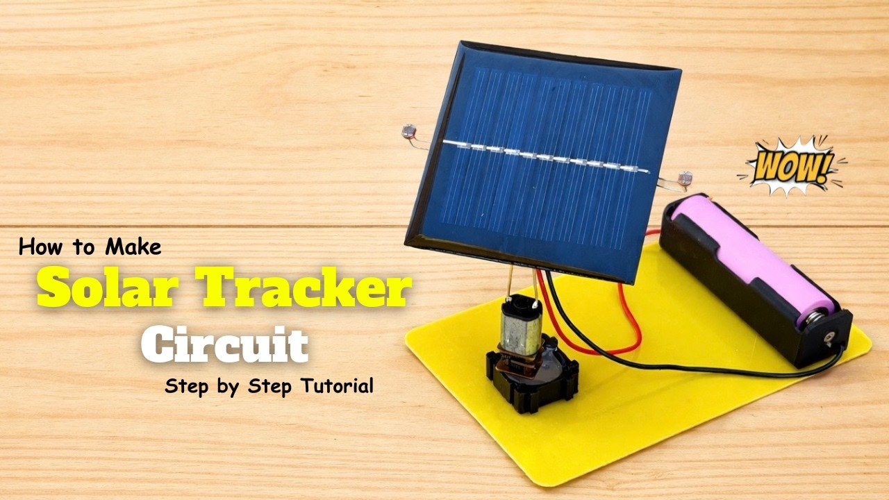 How to Make a Automatic Solar Tracker - Step by Step! - YouTube