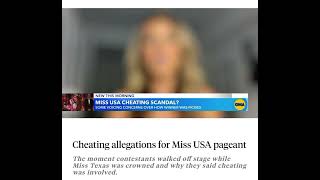 Miss USA winner cheating allegations for the pageant