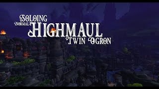 Soloing Normal Twin Ogron 10 - Enhancement Patch 7.0