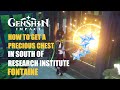 Precious Chest Location | South of Research Institute in Fontaine | Genshin Impact