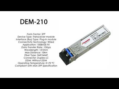 DEM-210 | D-Link Compatible 100Base-FX SFP 1310nm 10km
