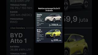 Geely EX2 VS BYD Atto 1 #automobile #ngomonginmobil #citycar #shorts