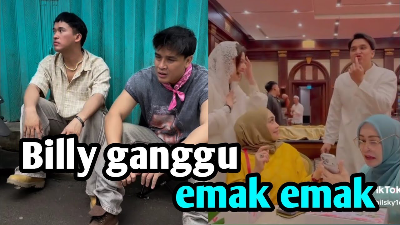 Billy Syahputra gangu emak emak lagi asyik selfi bikin ngakak