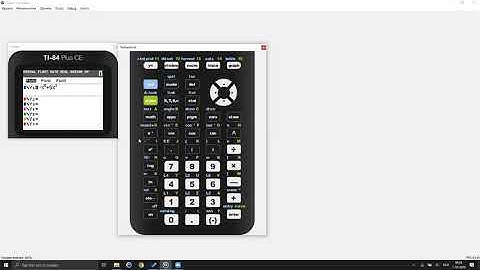 TI84 grafiek met foutmelding