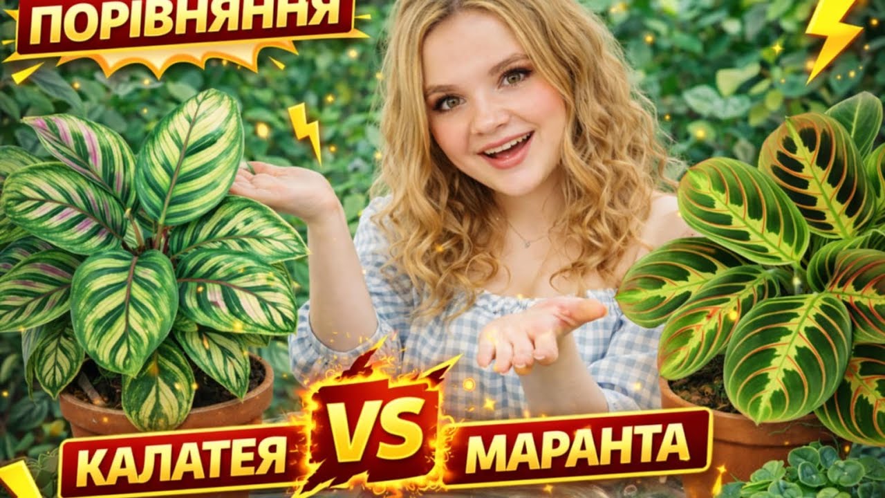 Калатея vs Маранта 
