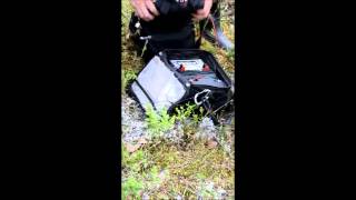 Induced polarisation and resistivity survey