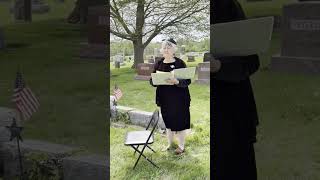 Morning Sun Cemetery Walk 050326   Reader - Kathy Vance   Subjects - Fred Hayes and Leland Scott