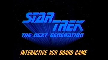 STAR TREK NEXT GENERATION BOARD GAME VHS 4K