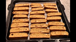 Orange Almond Biscotti with Wheat flour- No Maida, 10 min, Healthy Tea/ Coffee time crunchy biscuit