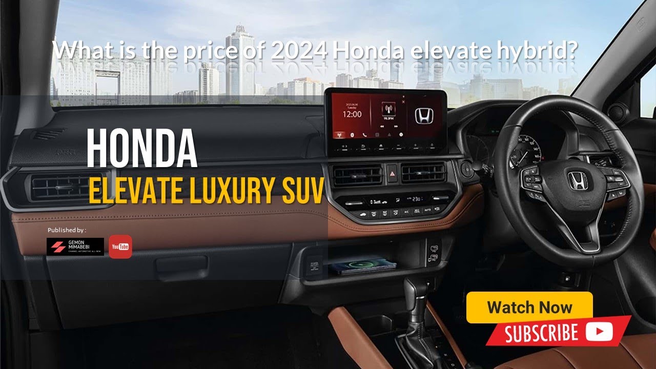 What is the price of 2024 Honda elevate hybrid?