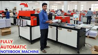 Fully Automatic Notebook Making Machine price in India, 4 in 1 Notebook Making Machine price