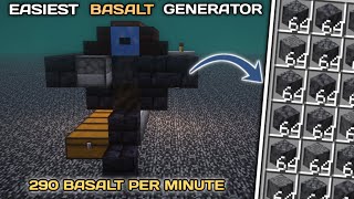 HOW TO MAKE A SIMPLE BASALT GENERATOR IN MINECRAFT 1.20. PRODUCES 17,000+ BASALT PER HOUR.