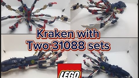 Lego alternative build two 31088 kraken #lego #animals #sea