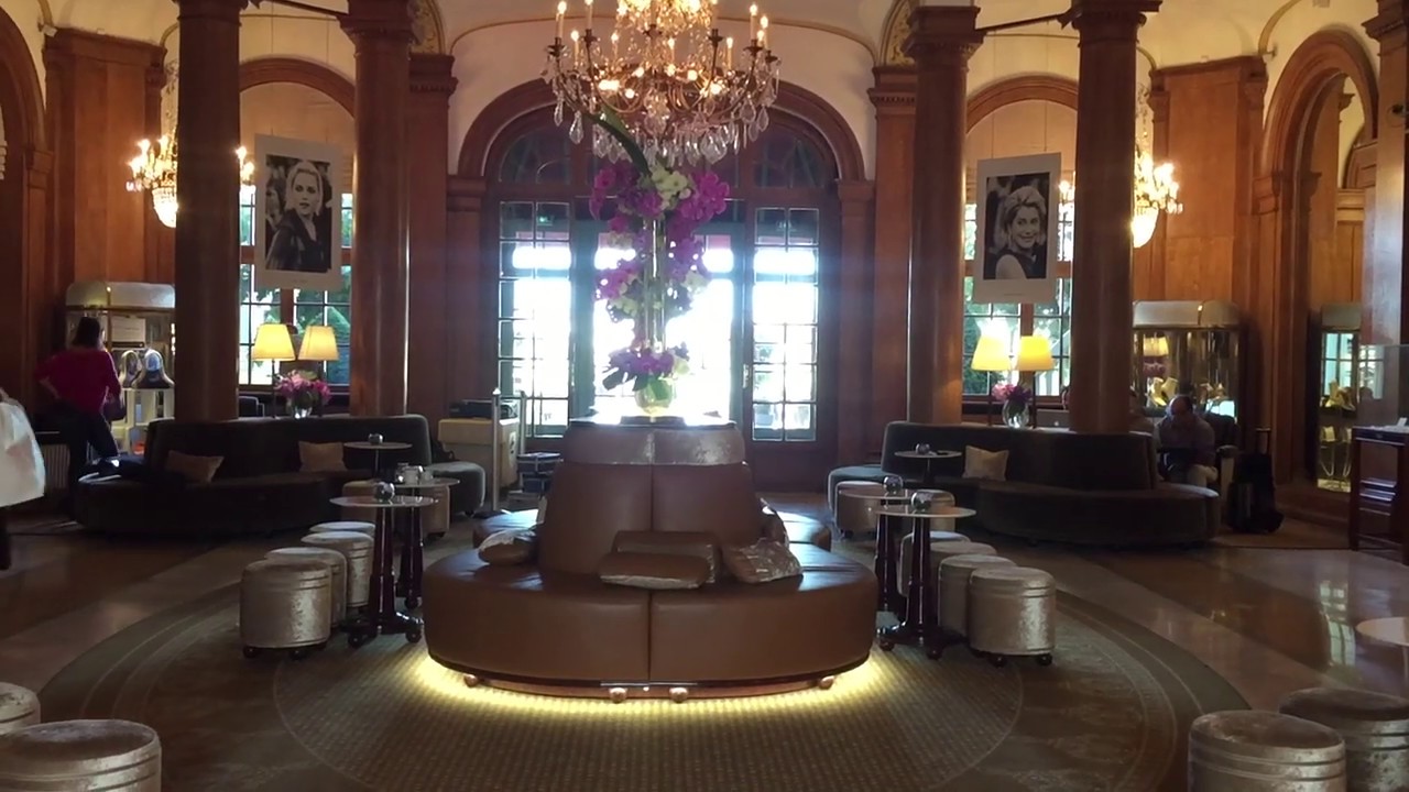 The lobby at Hôtel Barrière Le Normandy Deauville