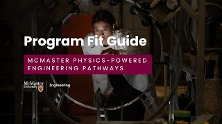 Program Fit Guide | McMaster Physics-Powered Engineering Pathways