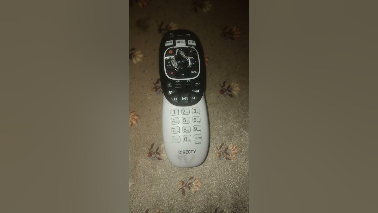Our DirecTV remote control. You use this to program the TV to accept