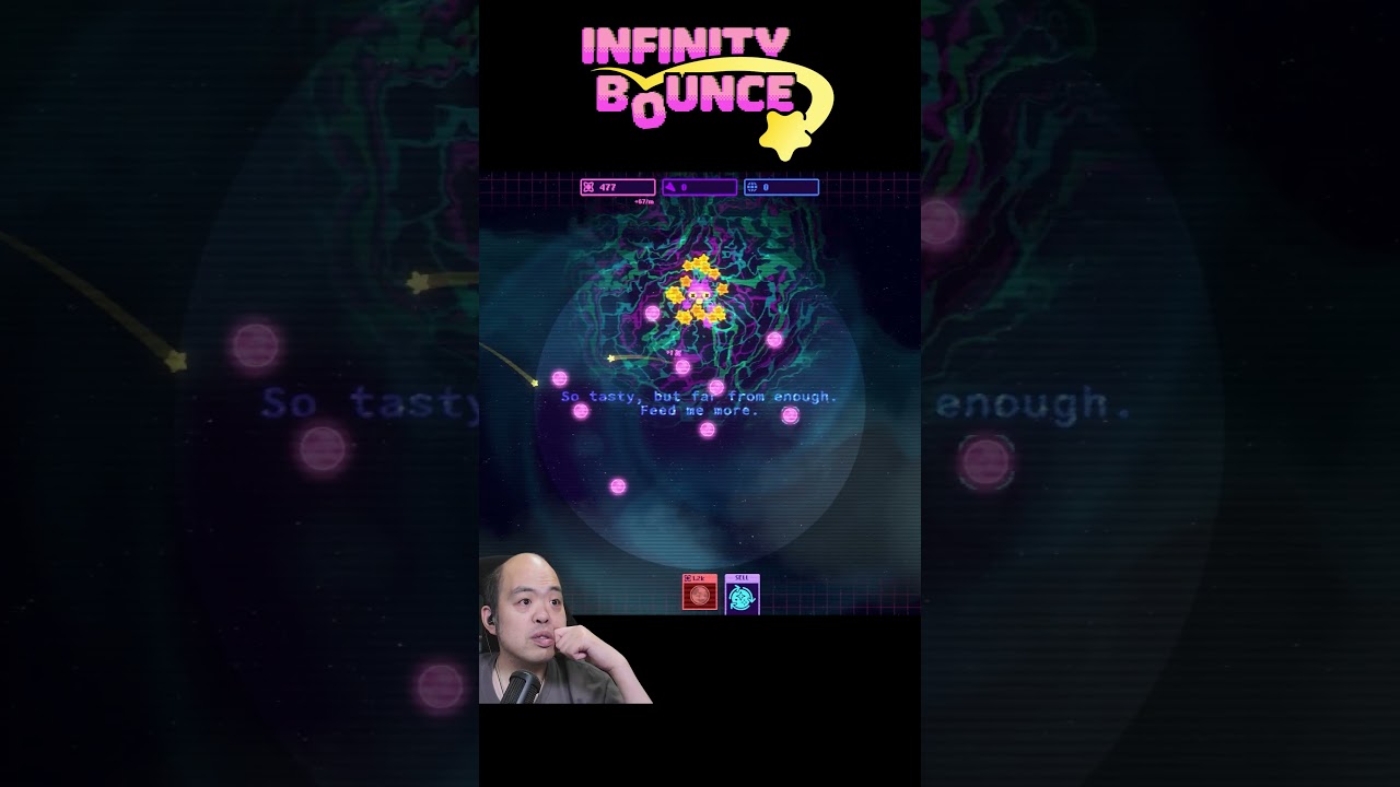 宇宙猫にエサをあげてみたら…食った！？ #InfinityBounce #ゲーム実況 #shorts #生主ルパン