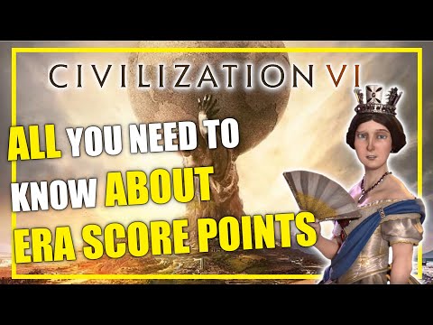 Video: Civilization 6 Era Score - Hur Man Tjänar Era Points Och Historiska ögonblick, Plus Gyllene åldrar, Heroiska åldrar, Mörka åldrar Och Dedikationer Förklarade