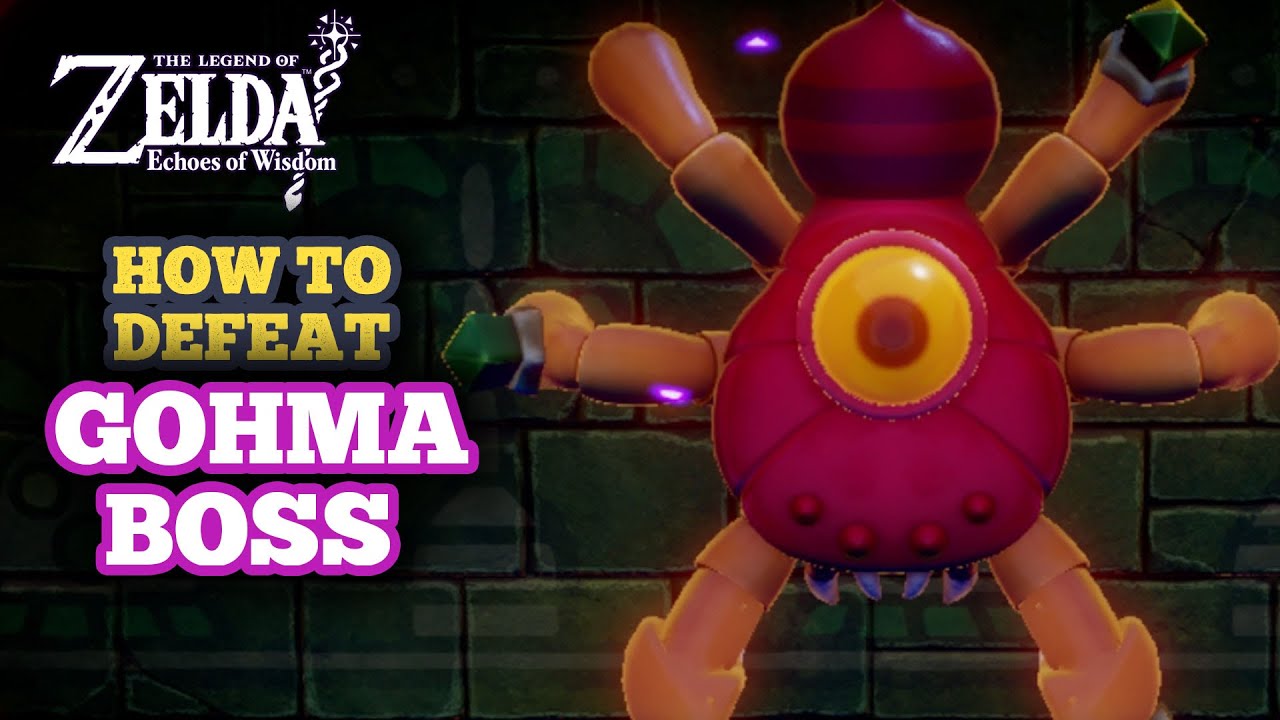 How to Easily Defeat Gohma in Zelda Echoes of Wisdom - Spider Boss in Faron Wetlands Rift