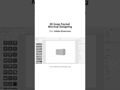 3D Product Designing | Adobe Dimension | 3D Mockup Designing