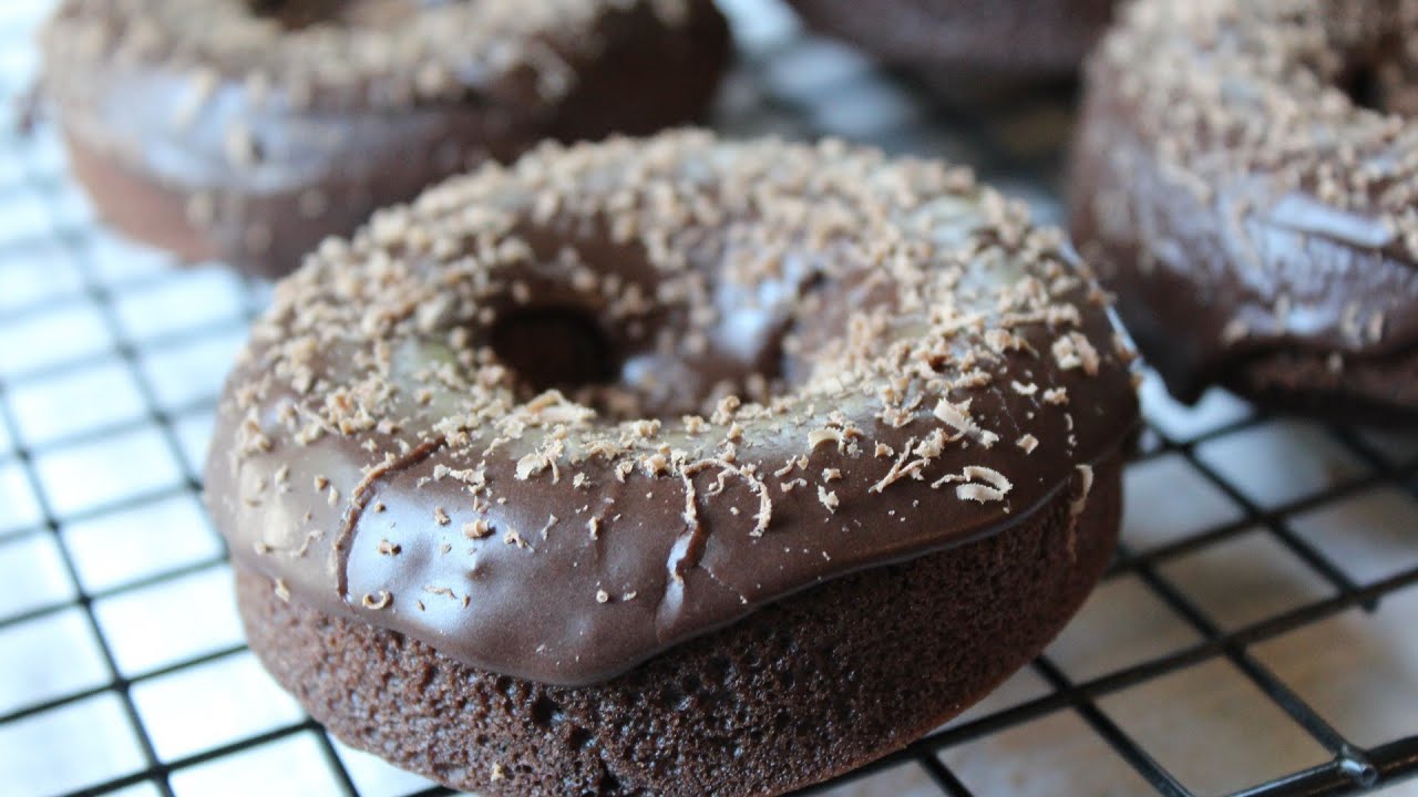 Easy Baked Chocolate Donuts Recipe | Melt-in-Your-Mouth, Soft, Fluffy, Chocolatey!