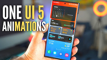 Official Stable Samsung One UI 5 Animations (Android 13)