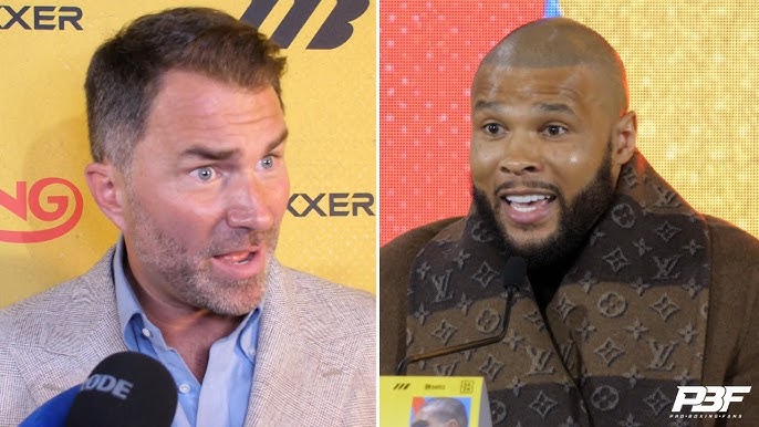 "PLONKER.. I'M NOT HAVING IT" - EDDIE HEARN SENDS WARNING TO CHRIS EUBANK  JR AFTER AMBULANCE COMMENT