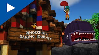 NEW Minecraft Disneyland Pinocchio's Daring Journey | ImagineFun 2021