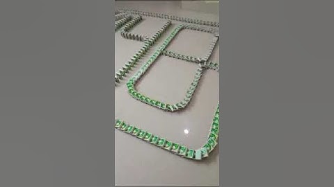 i build the matchbox domino part 148. #shorts #ooocratfs