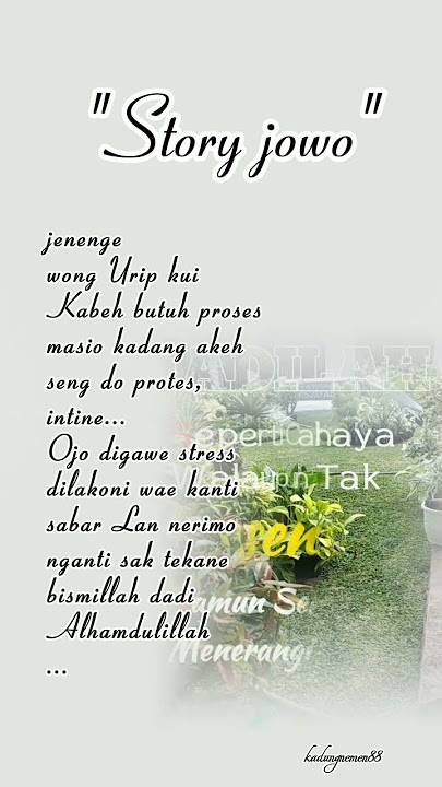 Namanya Juga Hidup Pasti Banyak Cobaan JENENGI URIP...#story#SHORTS