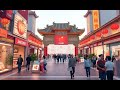 Shanghai Travel JingAan Temple Walk Autumn 2024 4K HDR