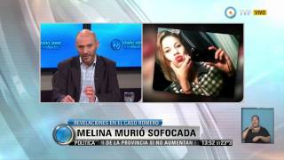 Visión 7 - Revelan que Melina Romero murió sofocada