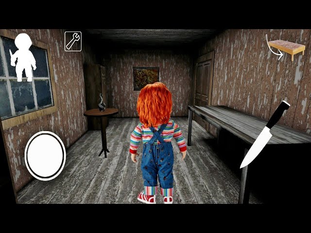 Escaping as Chucky in Granny's Old House | Granny Mod Menu