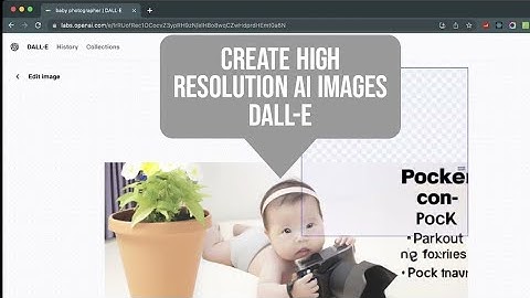 How to create high resolution ai images using DALL-E #dalle2
