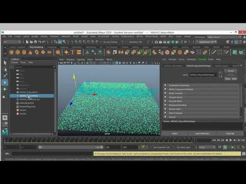 Autodesk maya -mash merge node tutorial
