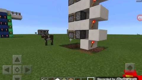 How to make a piston elevator in mcpe 0.15.0