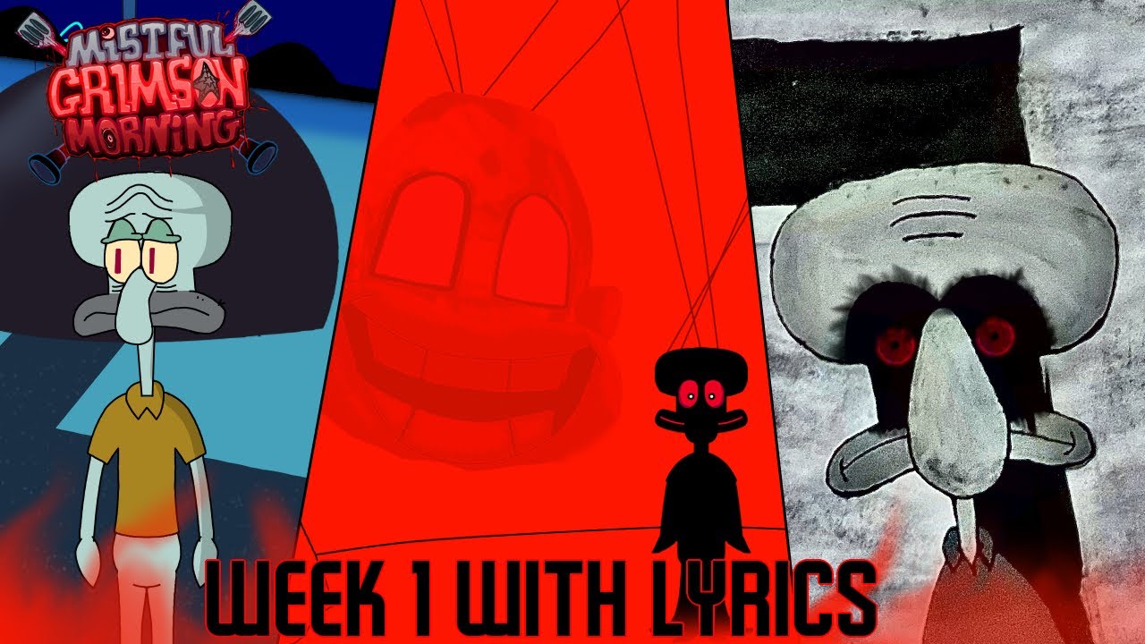 Mistful Crimson Morning Week 1 With Lyrics | FNF Mistful Crimson Morning Vocal Cover