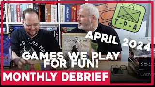 For Fun Games | Monthly Debrief S4E4 | April 2024 |  The Players' Aid