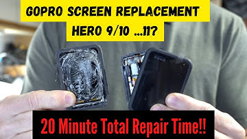 GoPro Hero 9/10/11 Screen Replacement - THE FASTEST WAY!