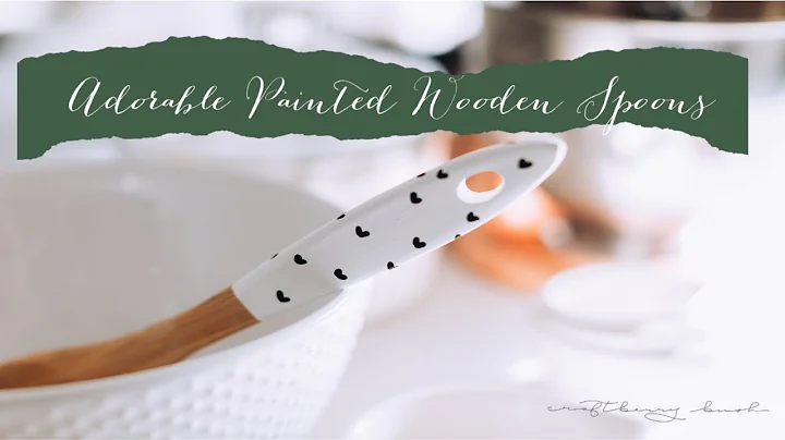 5 Minute Dollar Store Craft - Adorable painted woo...