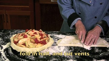 Almond Raspberry Apple Pie