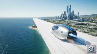 City of 2050 — Hyperloop, Skyways & Smart Urban Transport (Cinematic Concept) #Germany #usa #uk