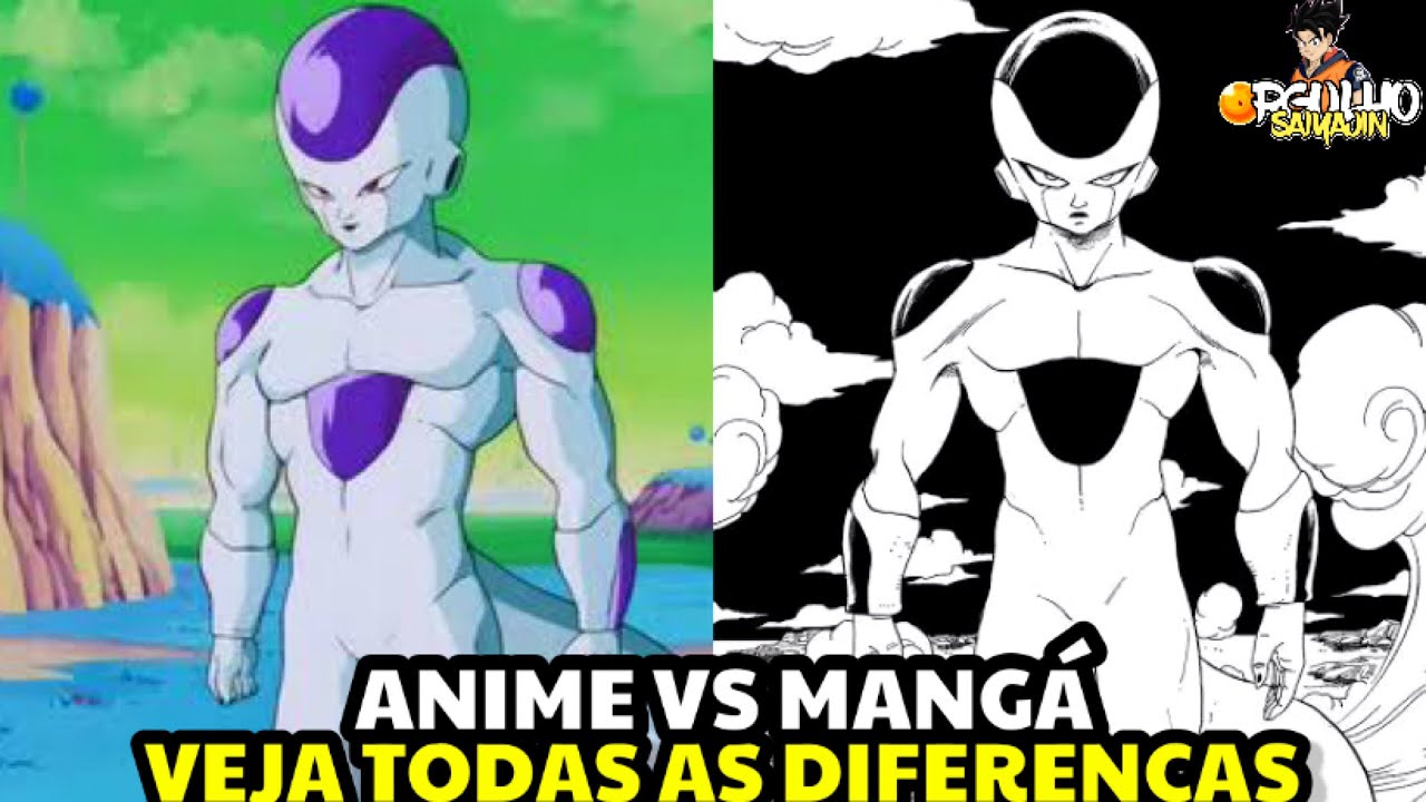 DRAGON BALL Z SAGA FREEZA ANIME VS MANGÁ (COMPLETO) TODAS AS DIFERENÇAS 