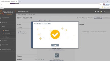 RPA - Excel Advanced - Automation Anywhere Enterprise A2019 SaaS Solution